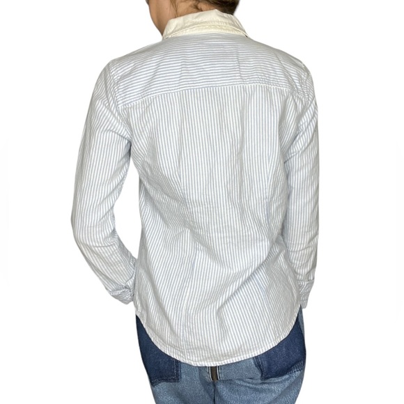Striped Button Down Top - Picture 3 of 9